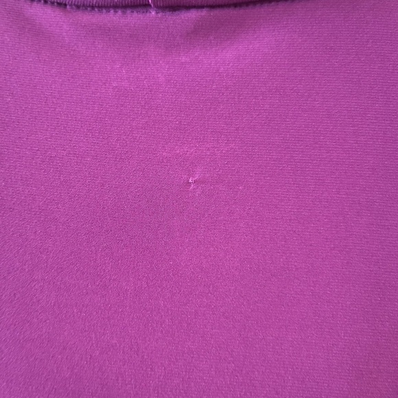 DKNY Elegant Violet Drape Neck Blouse women’s size medium - Picture 3 of 13